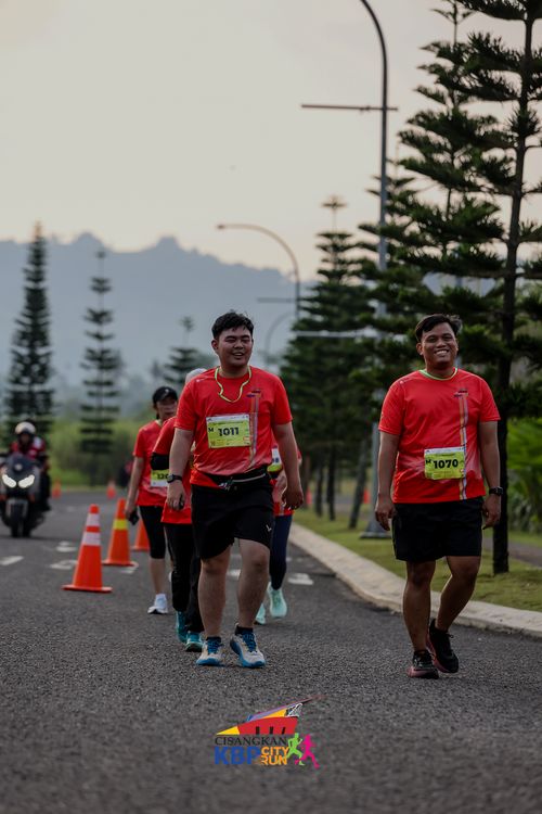 Race photo from CISANGKAN KBP CITY RUN 2025