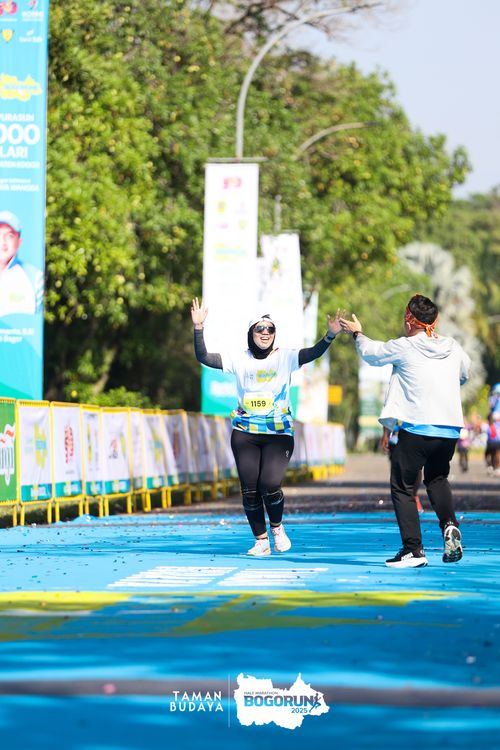Race photo from Taman Budaya x BOGORUN 2025