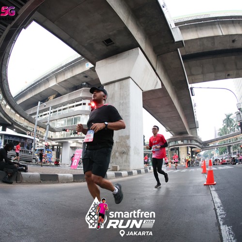 Race photo from SMARTFREN RUN 2026