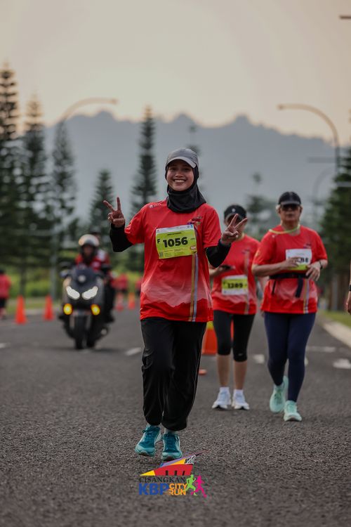 Race photo from CISANGKAN KBP CITY RUN 2025