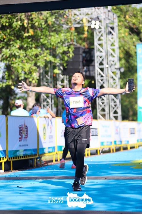 Race photo from Taman Budaya x BOGORUN 2025