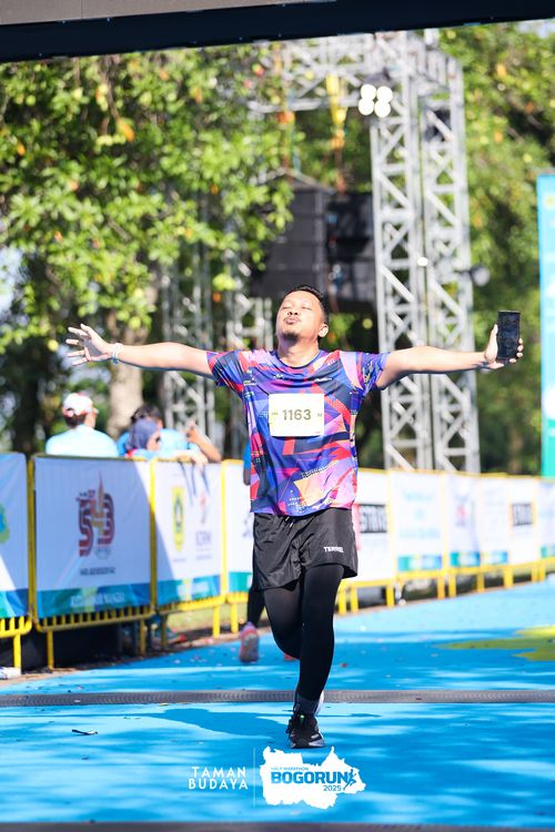Race photo from Taman Budaya x BOGORUN 2025