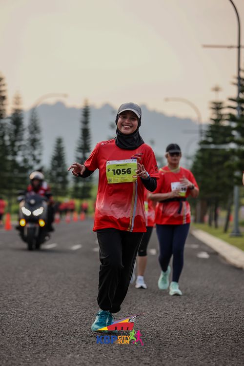 Race photo from CISANGKAN KBP CITY RUN 2025