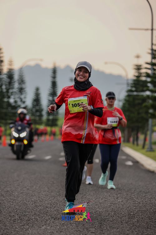 Race photo from CISANGKAN KBP CITY RUN 2025