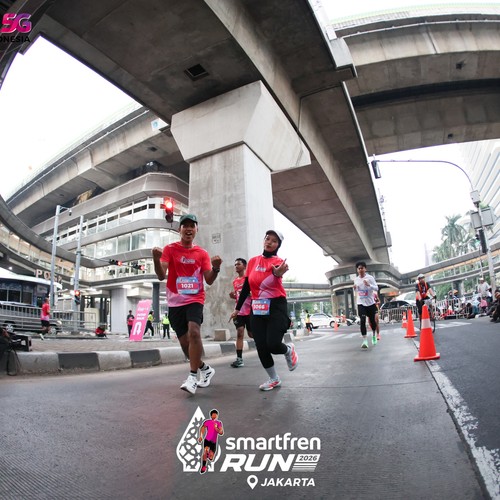 Race photo from SMARTFREN RUN 2026