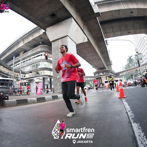 Race photo from SMARTFREN RUN 2026