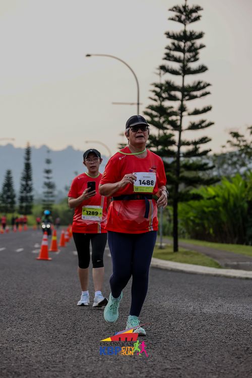 Race photo from CISANGKAN KBP CITY RUN 2025