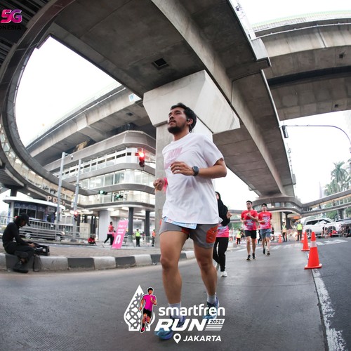 Race photo from SMARTFREN RUN 2026