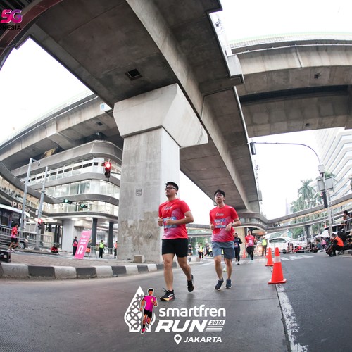 Race photo from SMARTFREN RUN 2026
