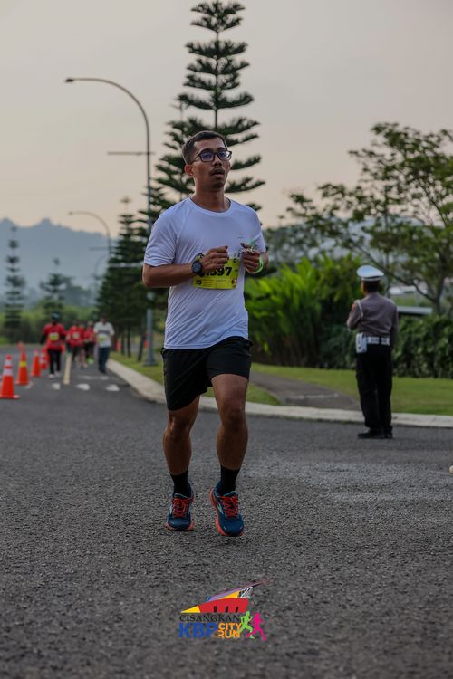 Race photo from CISANGKAN KBP CITY RUN 2025
