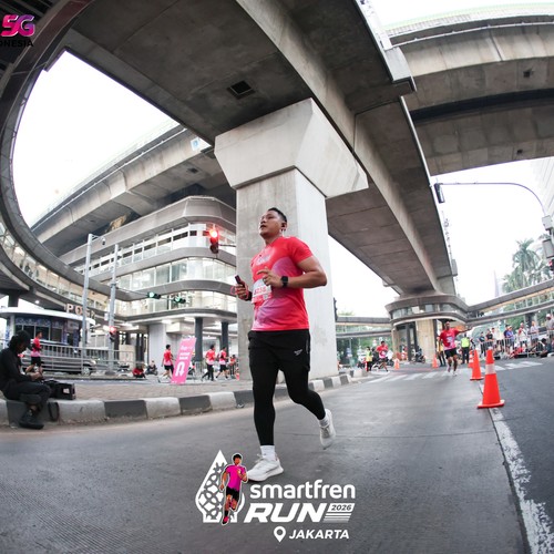 Race photo from SMARTFREN RUN 2026