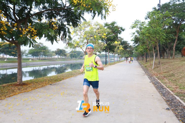 Race photo from ISOPlus Run 2024 Jakarta
