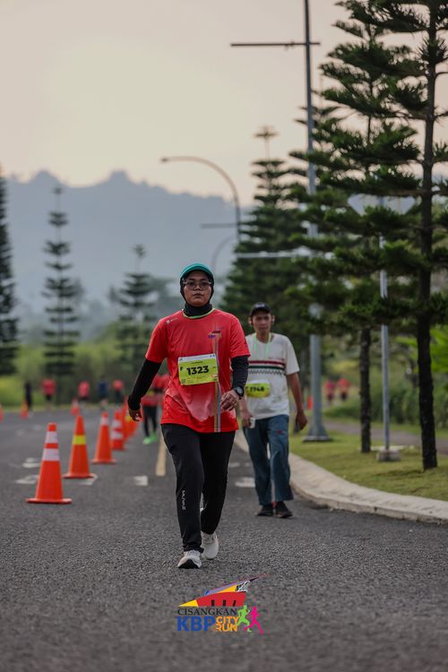 Race photo from CISANGKAN KBP CITY RUN 2025