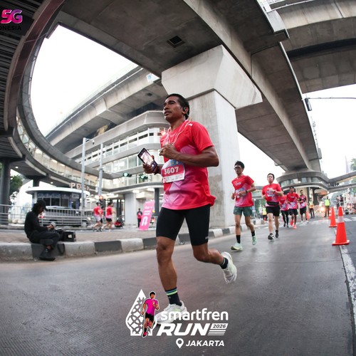 Race photo from SMARTFREN RUN 2026