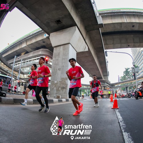 Race photo from SMARTFREN RUN 2026