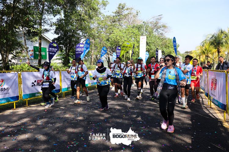 Race photo from Taman Budaya x BOGORUN 2025