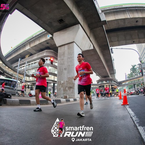 Race photo from SMARTFREN RUN 2026