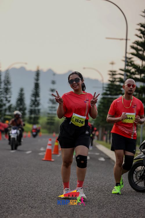 Race photo from CISANGKAN KBP CITY RUN 2025