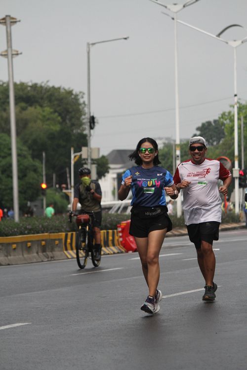 Race photo from Road to BAF Lions Run 2024