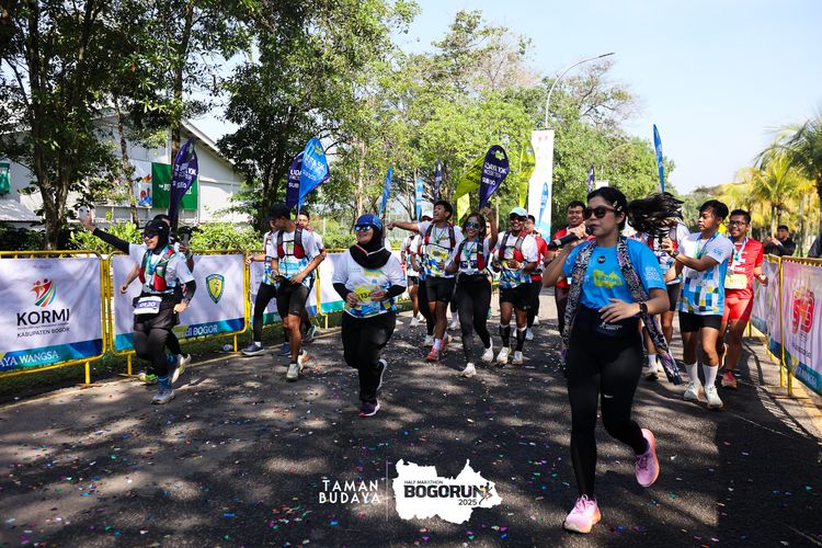 Race photo from Taman Budaya x BOGORUN 2025