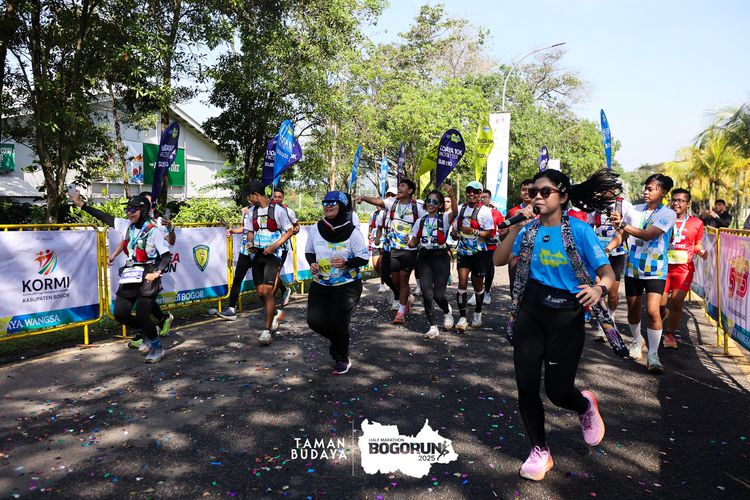 Race photo from Taman Budaya x BOGORUN 2025