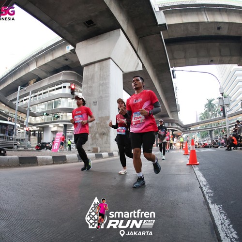 Race photo from SMARTFREN RUN 2026