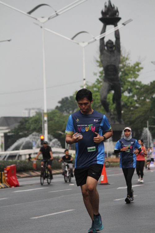 Race photo from Road to BAF Lions Run 2024