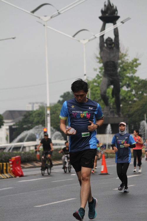 Race photo from Road to BAF Lions Run 2024