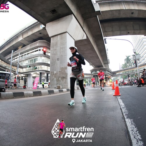 Race photo from SMARTFREN RUN 2026