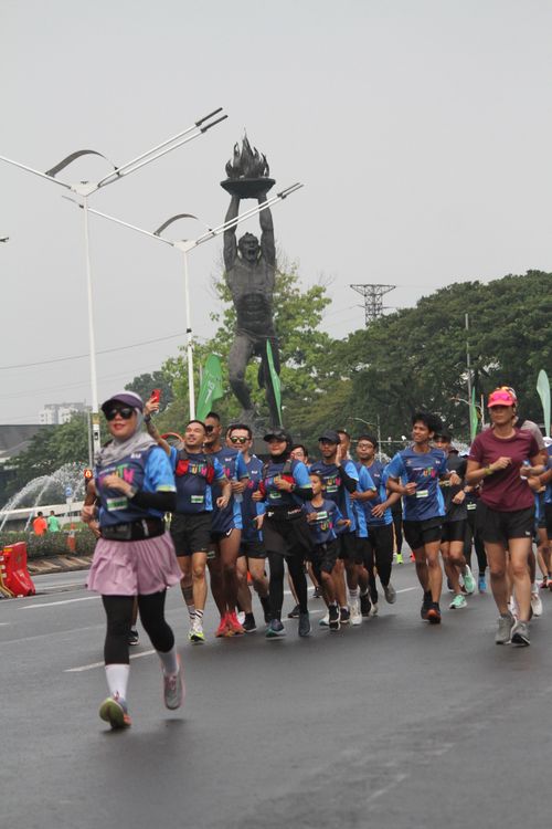 Race photo from Road to BAF Lions Run 2024