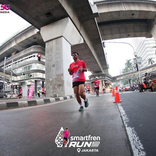 Race photo from SMARTFREN RUN 2026