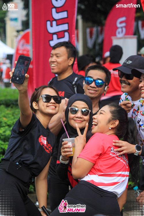 Race photo from Smartfren Run 2025 Vibes