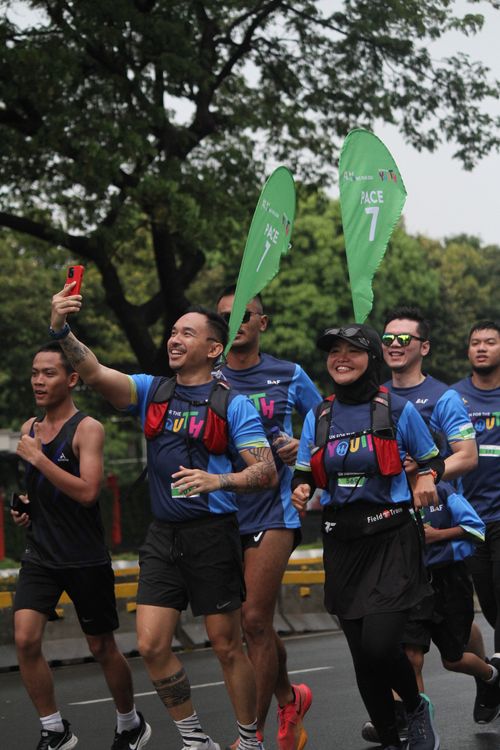 Race photo from Road to BAF Lions Run 2024