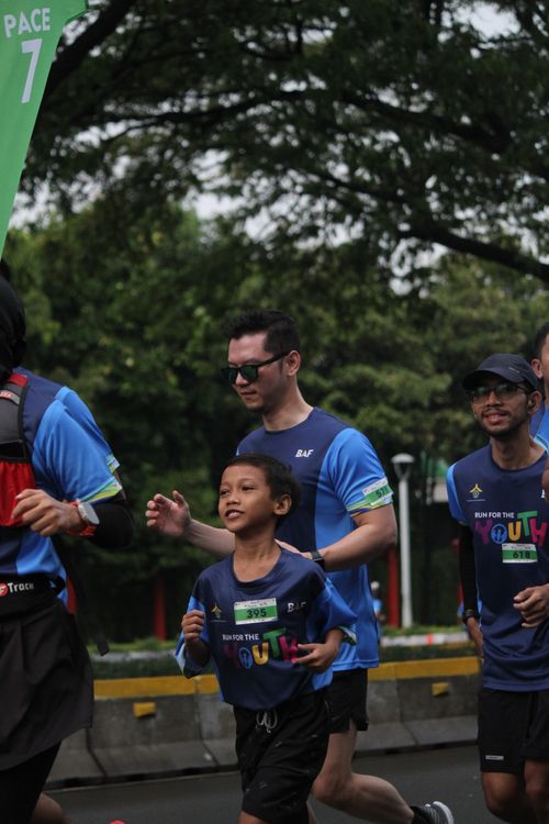 Race photo from Road to BAF Lions Run 2024
