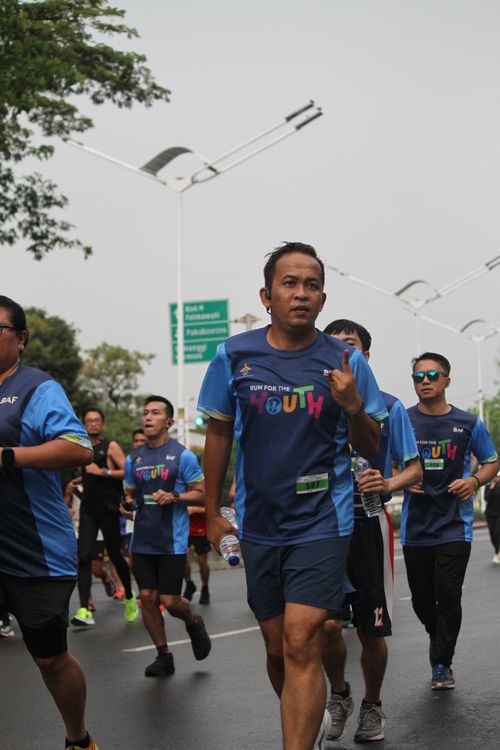Race photo from Road to BAF Lions Run 2024