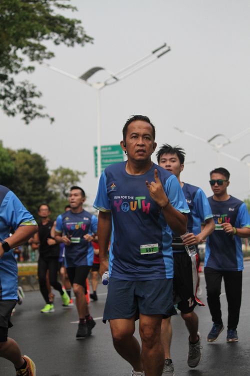 Race photo from Road to BAF Lions Run 2024