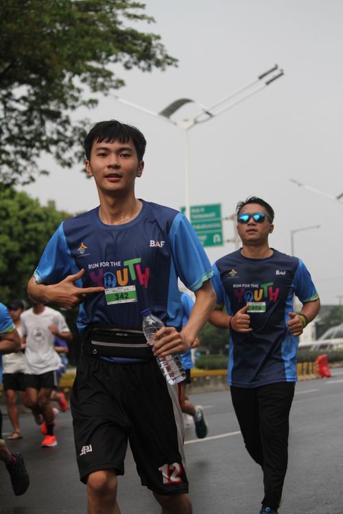 Race photo from Road to BAF Lions Run 2024