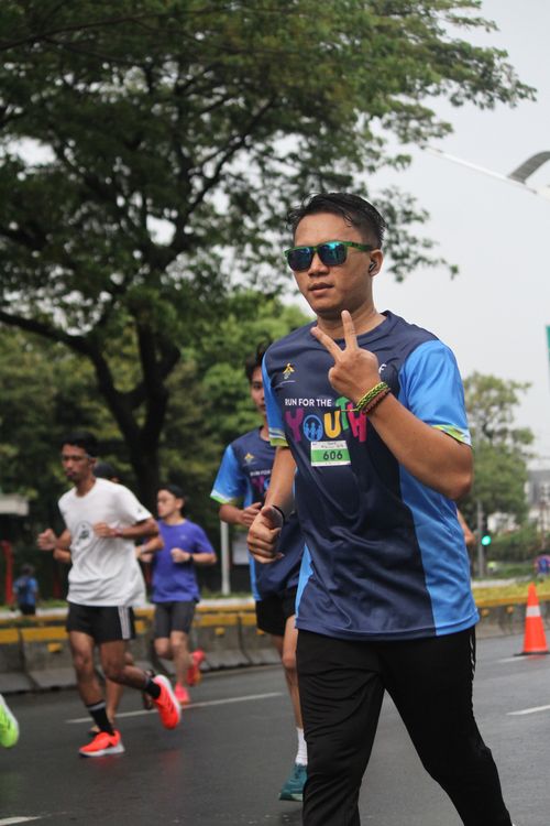 Race photo from Road to BAF Lions Run 2024