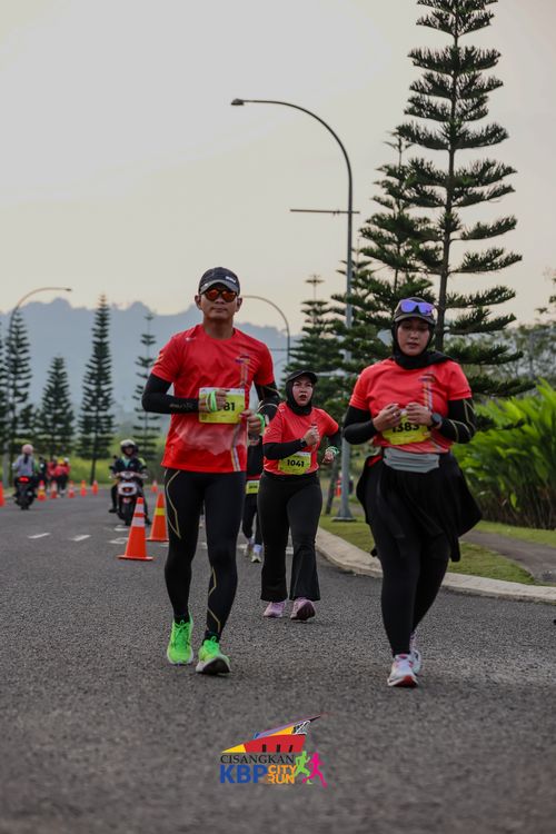 Race photo from CISANGKAN KBP CITY RUN 2025