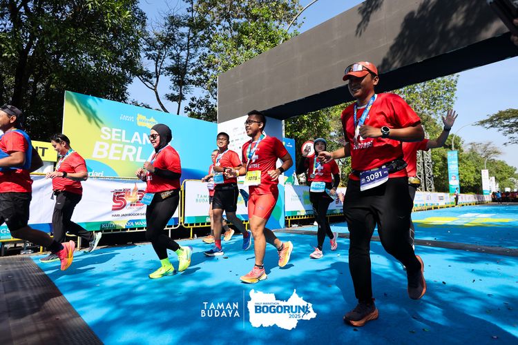 Race photo from Taman Budaya x BOGORUN 2025