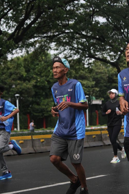 Race photo from Road to BAF Lions Run 2024