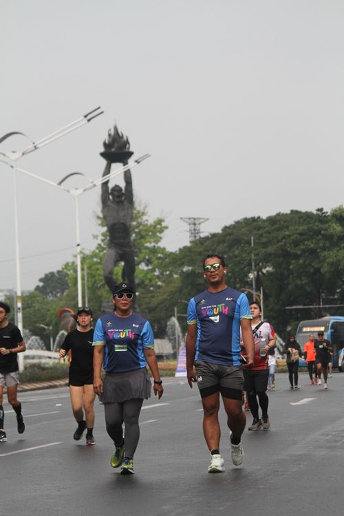 Race photo from Road to BAF Lions Run 2024