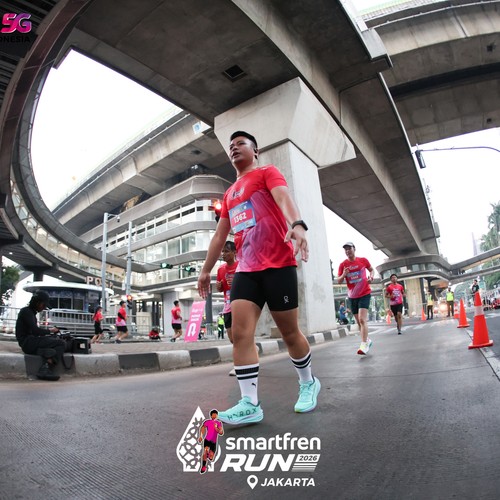 Race photo from SMARTFREN RUN 2026