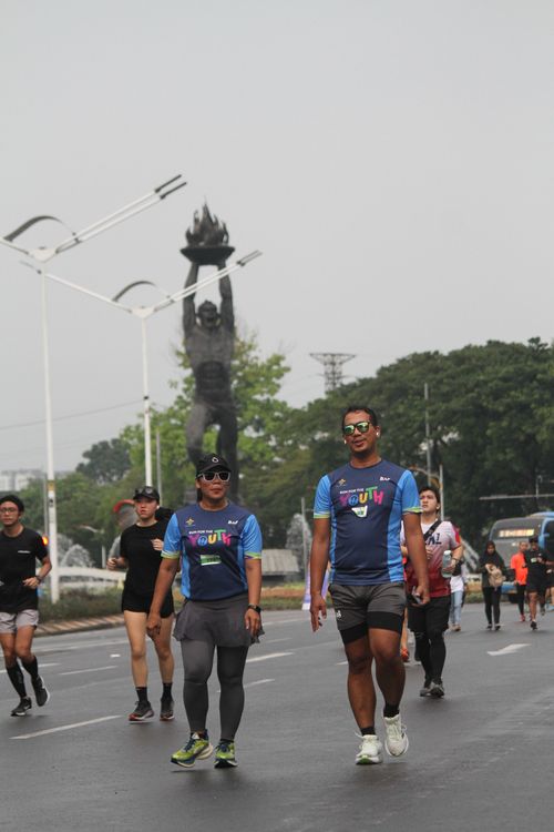 Race photo from Road to BAF Lions Run 2024