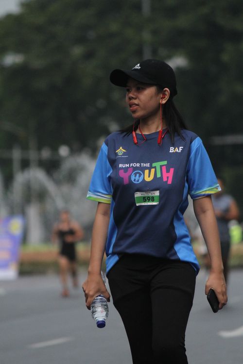 Race photo from Road to BAF Lions Run 2024