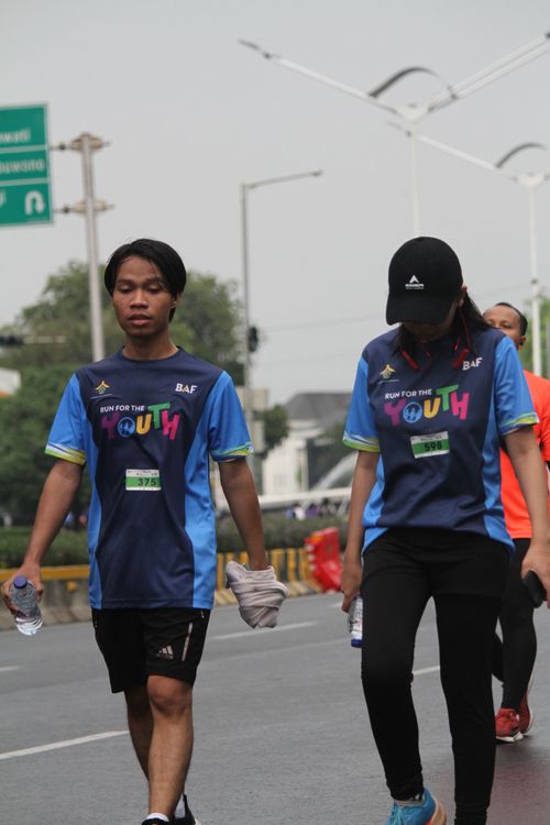 Race photo from Road to BAF Lions Run 2024