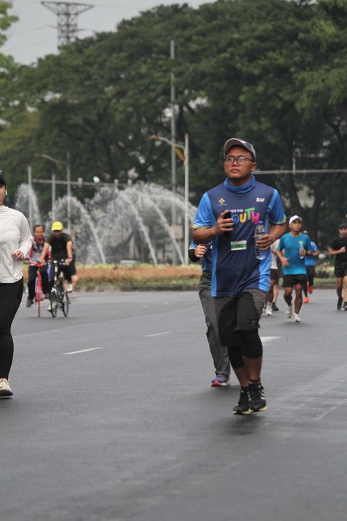 Race photo from Road to BAF Lions Run 2024