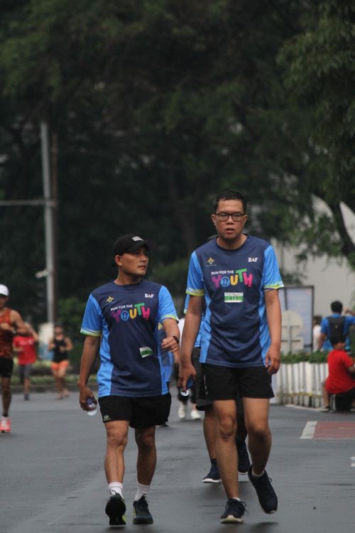 Race photo from Road to BAF Lions Run 2024