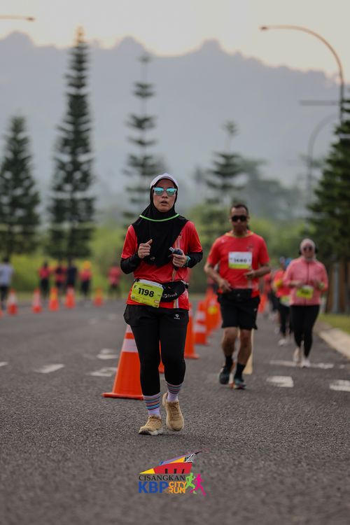 Race photo from CISANGKAN KBP CITY RUN 2025