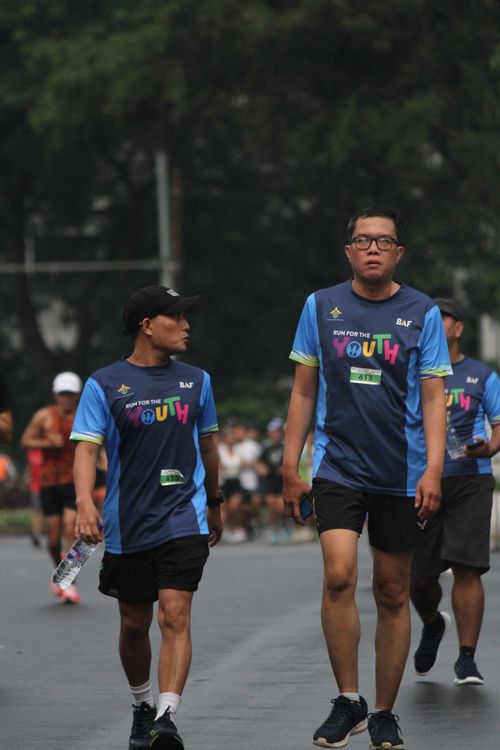 Race photo from Road to BAF Lions Run 2024